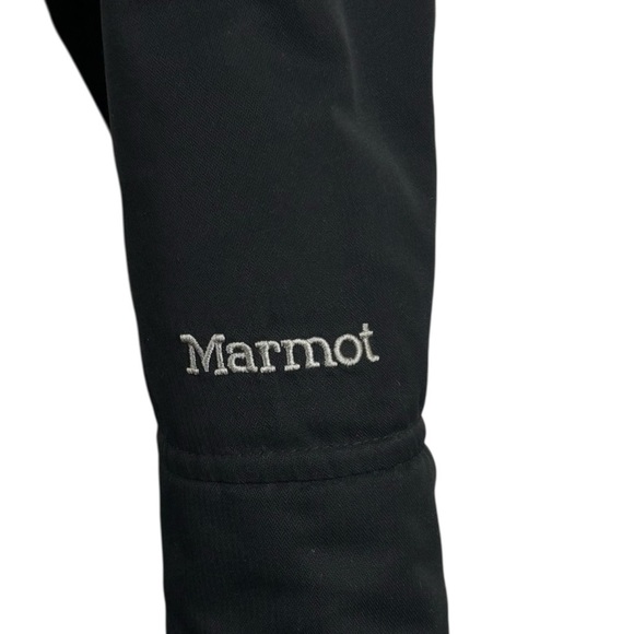 Marmot Chelsea Down Hooded Raincoat Black Size S/P Water repellent Winter - Picture 6 of 15